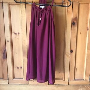 Maroon tank top Blouse